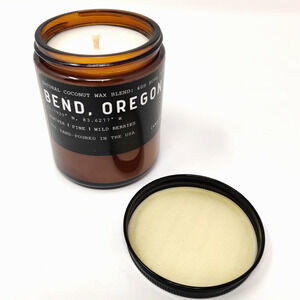 Candlefy Candle 9 oz 60 hr Bend Oregon Juniper Pine Wild Berries Modern Classic